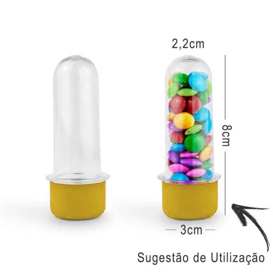 Mini Tubetes Dourados: Lembrancinhas Perfeitas!