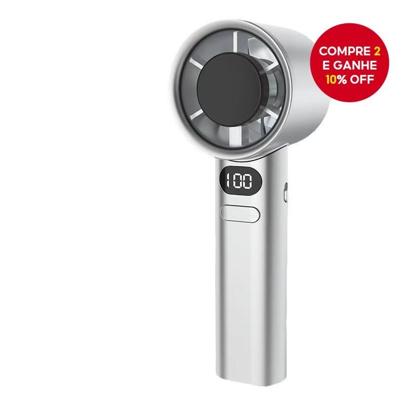 Mini Turbo Fan: Vento Forte e Frescor Instantâneo!