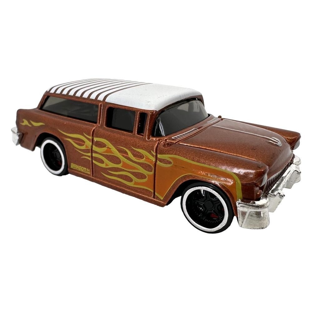 Mini Van Laranja Die Cast: Colecione e Brinque!