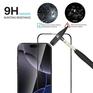 Película de Vidro iPhone 16: 9D & 9H - Proteção Total! - imagem 4