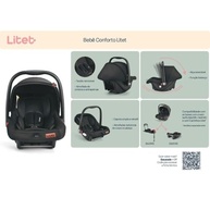 Bebê Conforto Litet Preto Liso 0-13kg: Segurança e Estilo para Seu Filho - imagem 5