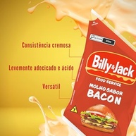 BILLY & JACK Molho Sabor Bacon Billy & Jack 1 01 Kilos - imagem 4
