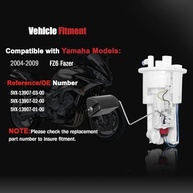 Conjunto Bomba Combustível Alta Performance Yamaha FZ6 Fazer 2004-2009 | 5VX-13907-01-00 - imagem 3