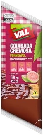 VAL Goiabada Cremosa Forneável 1 01Kg Val Alimentos - imagem 4