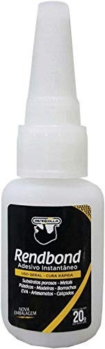 Cola de Alta Resistência Rendbond 02 - 20g | Adesivo Instantâneo Multisuperfície - imagem 2