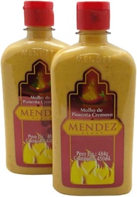 Kit Molho de Pimenta Mendez 450ml 02 Cremosa Tradicional - imagem 1