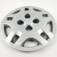 Jogo 4 Calotas Aro 13 VW Gol G4 2006-2014 Grid 021CA com Adesivo Logo Resinado - imagem 5