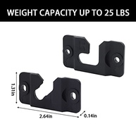 Suporte de Parede Preto AH96-03065A para Soundbar Samsung HW-J355, HW-H450 e Mais - imagem 4