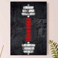 Placa de Quadro Decorativo para Academia - Frases Motivacionais GYM_05 - imagem 1