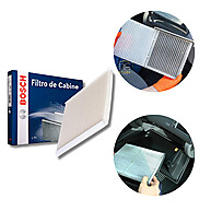 Filtro de Cabine Ar Condicionado Ford + Spray Higienizador | Bosch 0589 - imagem 2