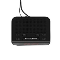 Rádio Relógio Digital LED 0.6" - Compacto e Moderno com Luz Vermelha e Timer - imagem 2