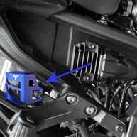 Protetor de Tampa Reservatório Fluido Freio Traseiro Yamaha MT-09 MT-03 MT-07 CNC Alumínio - imagem 4