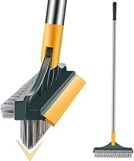 Escova de Limpeza 2 em 1 com Cerdas em V e Cabeça Rotativa 120° - Ideal para Chão, Banheiro e Cozinha - imagem 5