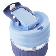 Pimpolho Copo 2 em 1 Canudo e Bico 350ml Azul - Praticidade e Segurança para Bebês - imagem 4