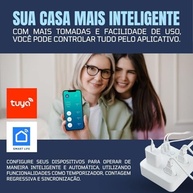 Tomada Inteligente Wi-Fi com 3 Tomadas, 2 USB e 1 USB-C: Controle Total na Palma da Sua Mão! - imagem 5
