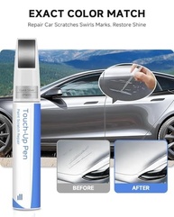 Tinta de Retoque Tesla Quicksilver (PN00) 2 em 1: Reparo Rápido e Perfeito para Arranhões e Lascas - imagem 3