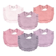 1 pacote de babadores de musselina para bebês (meninas) - imagem 2