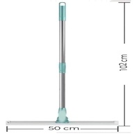 Rodo Vassoura 2 em 1 com Silicone Mágico - Cabo Telescópico e Base Flexível para Limpeza Total - imagem 3