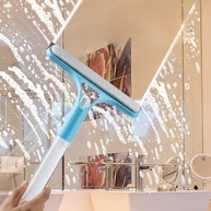 Rodo Limpa Vidros 3 em 1 com Spray: Brilho Perfeito em Janelas, Box e Mais! - imagem 2