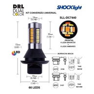 DRL Dual Color Shocklight: Iluminação Automotiva 2 em 1 - imagem 2