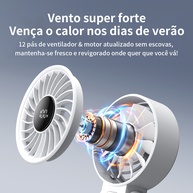 JISULIFE Life7: Ventilador Portátil 3 em 1 - imagem 2