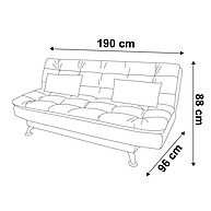 Sofá-Cama Suede Marrom: Conforto Premium 3 em 1 - imagem 2