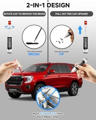 Tinta de Retoque GMC Exact Match 2 em 1 - Reparo de Lascas e Arranhões com Microaplicadores - imagem 3