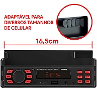 Rádio Automotivo com Bluetooth e Suporte para Celular – Tudo em 1! - imagem 2