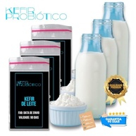 Kefir de Leite Colônia Viva Grãos Naturais Caseiro Artesanal Fermentação Infinita Compre 2 Ganhe 1 - imagem 3