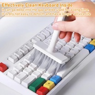 Kit de Limpeza 5 em 1 para Teclados e Eletrônicos - Escova Macia, Extrator de Teclas e Acessórios - imagem 3