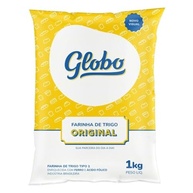 Farinha De Trigo Tipo 1 Globo Original Kit 3 Pacotes 1Kg - imagem 3