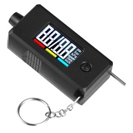 Medidor de Pressão e Profundidade de Pneu 2 em 1 Portátil com Chaveiro - Precisão PSI para Carros, Motos e Bikes - imagem 1