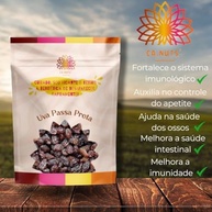 1 Kg Uva Passa Preta Sem Semente Premium - Ca.Nuts (1 Kg) - imagem 3