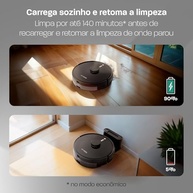 Aspirador de Pó Robô Velds 3 em 1 com Mapeamento LiDAR, Controle por App e Alexa - Limpeza Inteligente para Todos os Pisos - imagem 4