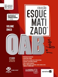 OAB 1ª Fase 2025: Coleção Esquematizado Volume Único - Sua Aprovação Garantida! - imagem 1