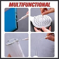 Kit 10 Escovinhas para Limpeza de Chuveiro e Celular - Escova Desentupidora Multiuso - imagem 3