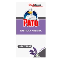 Pato Desinfetante Pastilha Sanitária Adesiva Lavanda - 10 Unidades | Higiene e Perfumação do Banheiro por Até 1300 Descargas - imagem 1