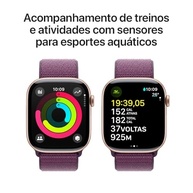 Apple Watch Series 10 GPS Ouro Rosa 46mm: Saúde, Fitness e Conectividade Avançada - imagem 5