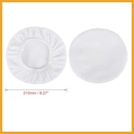 10 Almofadas Microfibra 9-10" Brancas Laváveis para Polimento e Enceramento de Carro - imagem 5
