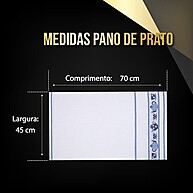 Pano de Prato 100% Algodão: Kit com 10! - imagem 2