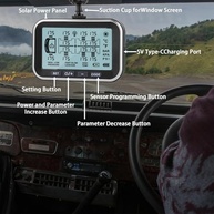 Tyona TPMS: Monitore a Pressão dos Pneus do seu Caminhão/Trailer com Tela de 4.5" e 10 Sensores - imagem 4