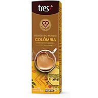 Café Espresso Colômbia TRES 3 Corações: 10 Cápsulas Intensas - imagem 4