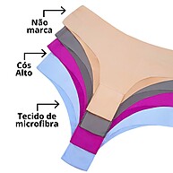 Tanga Sem Costura: Conforto Laser Roma (Kit 10) - imagem 1