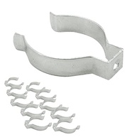 Kit 10 Abraçadeiras Metálicas Inox Lalux: Segurança e Durabilidade para Lâmpadas T8 - imagem 2