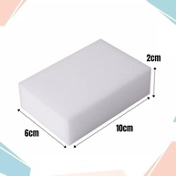 Kit 10 Esponjas Mágicas Tira Manchas - Limpeza Sem Esforço com Água - imagem 3