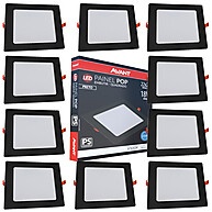 10 Painéis Plafon Quadrados Embutidos 18W 6500K – Iluminação Moderna e Potente - imagem 1