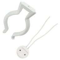 Kit 10 Abraçadeira Para Lampada Tubular T8 + 10 Soquete Para Lampada Tubular T8 Fluorescente ou Led - imagem 1