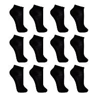 10 Pares Meia Cano Curto Dryfit Preto – Conforto e Estilo para Todo Dia - imagem 1