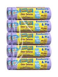 Dover Roll Odor Defense Banheiro & Pia - Pacote com 10 Unidades | Neutralize Maus Odores com Aroma Fresco - imagem 1