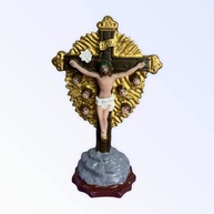 Imagem de Nosso Senhor do Bonfim em Resina 10 cm - Decoração Sagrada com Qualidade e Fé - imagem 1